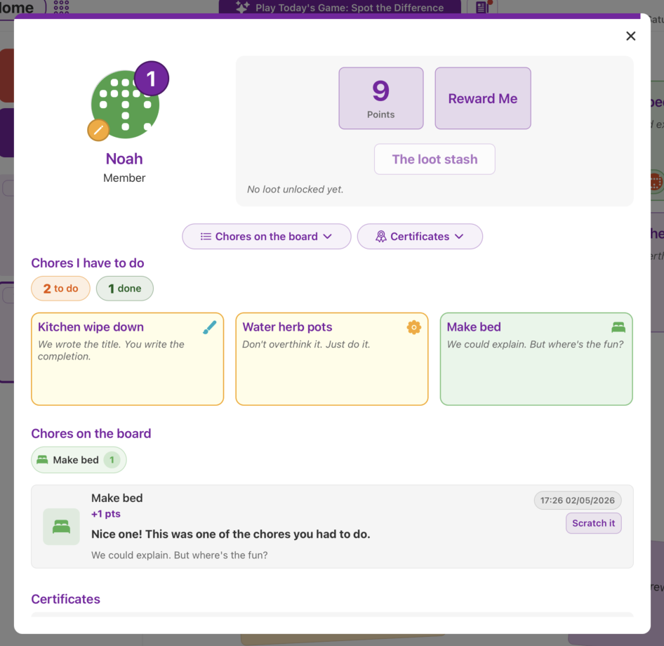 How do rewards and points work? – screenshot 1